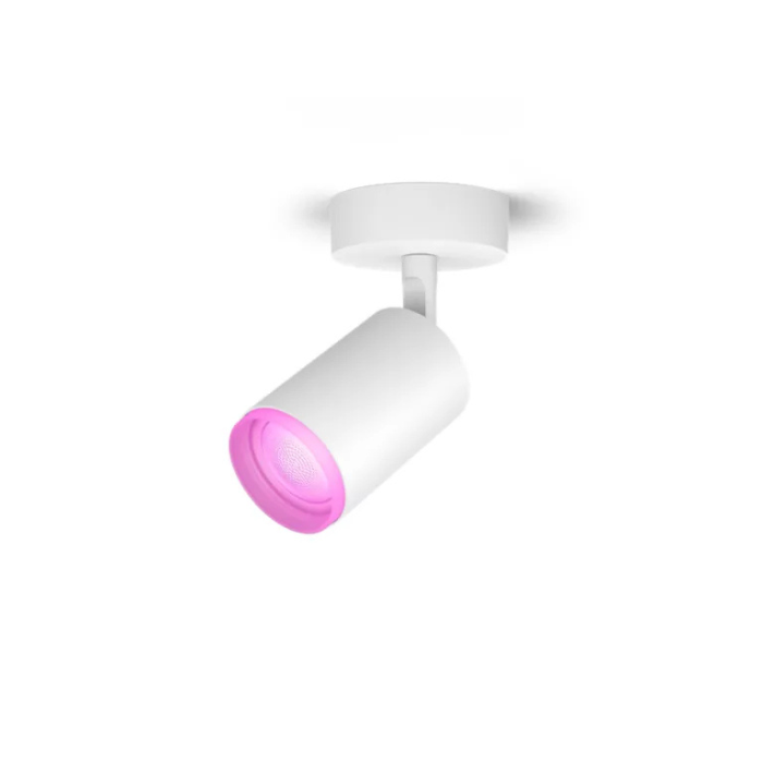 Philips Hue Fugato Ceiling Spotlight | Smart RGBW | White - 1 Spot